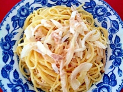 シーチキンと大根のパスタ